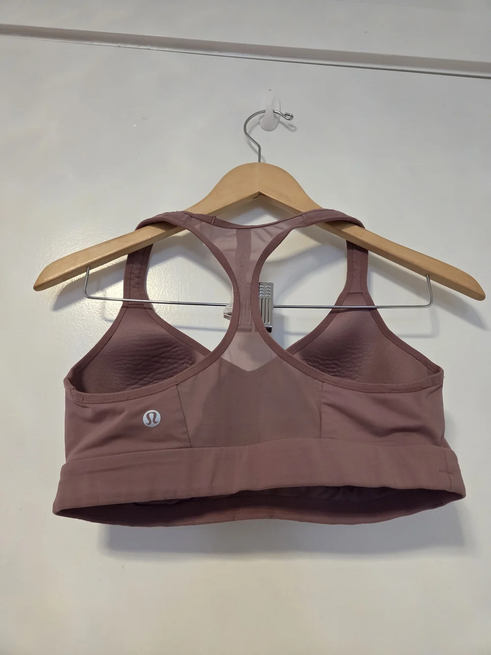 lululemon athletica Wireless V-Neck Sports Bra - Mauve